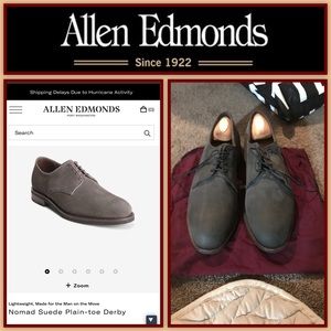 ALLEN EDMUND- Vibram Sole Suede Shoes